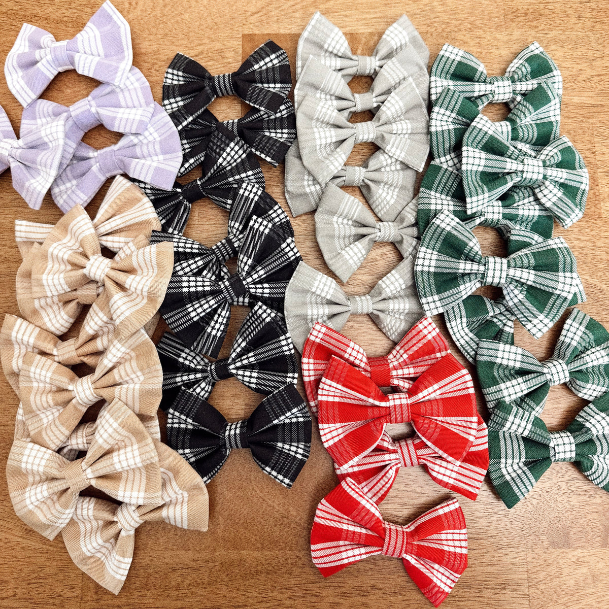 Palaka Hair Bow Clips