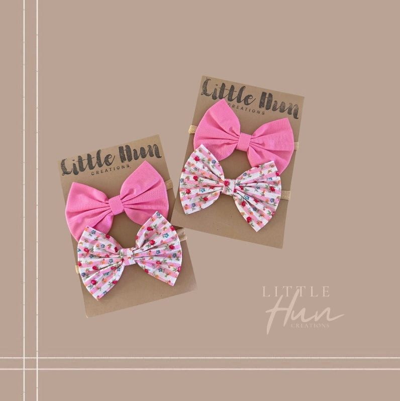 Keiki Nylon Headwrap - Pretty in Pink
