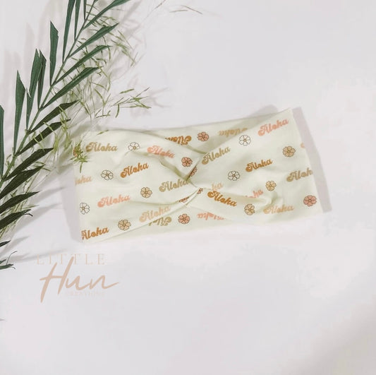 Adult Headwrap - Boho Aloha